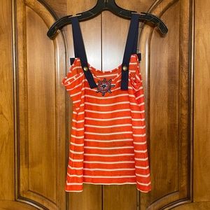 Bluegirl Blumarine Beachwear Sailor Tank Top